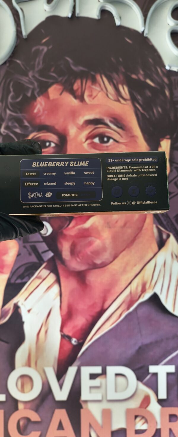 BLUEBERRY SLIME 1 BESOS DORADOS BLUEBERRY SLIME (SATIVA) 2gr