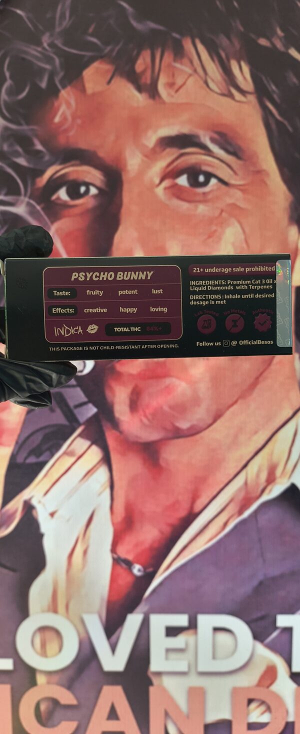 BESOS DORADOS PSYCHO BUNNY (INDICA) 2gr