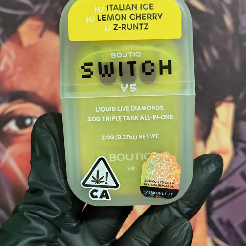 BOUTIQ SWITCH ITALIAN ICE, LEMON CHERRY & Z-RUNTZ (HYBRID,HYBRID & INDICA) 2gr