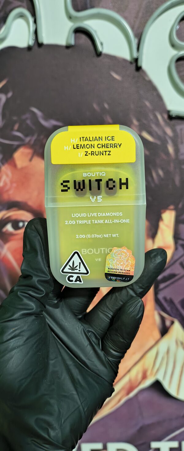 ITALIAN ICE 1 BOUTIQ SWITCH ITALIAN ICE, LEMON CHERRY & Z-RUNTZ (HYBRID,HYBRID & INDICA) 2gr