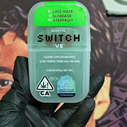 BOUTIQ SWITCH LIME HAZE/ SLIMEADE & STARFRUIT (SATIVA,INDICA & HYBRID) 2gr