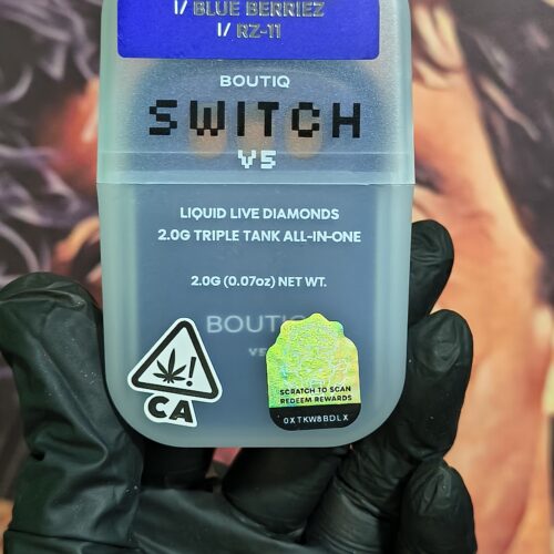 BOUTIQ SWITCH PURPLE PAPAYA/ BLUE BERRIEZ & RZ-11 (INDICA,INDICA & INDICA) 2gr
