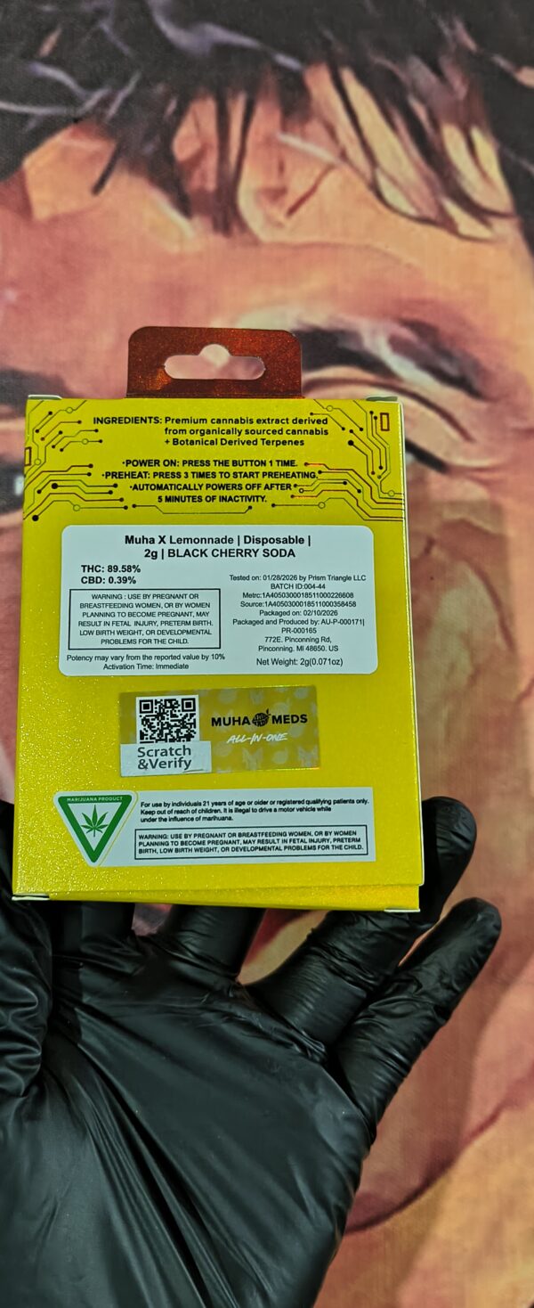MUHA MEDS GALLETA BLACK CHERRY SODA (INDICA) 2gr