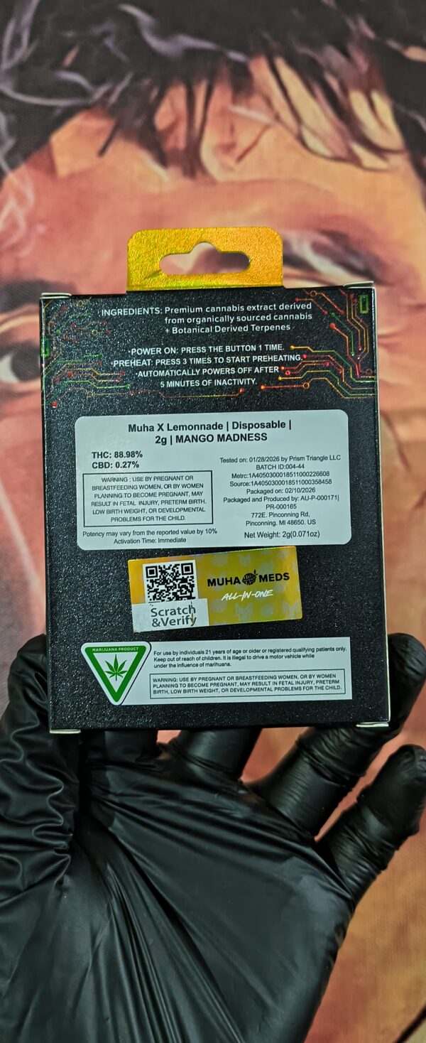 MUHA MEDS GALLETA MANGO MADNESS (HYBRID) 2gr
