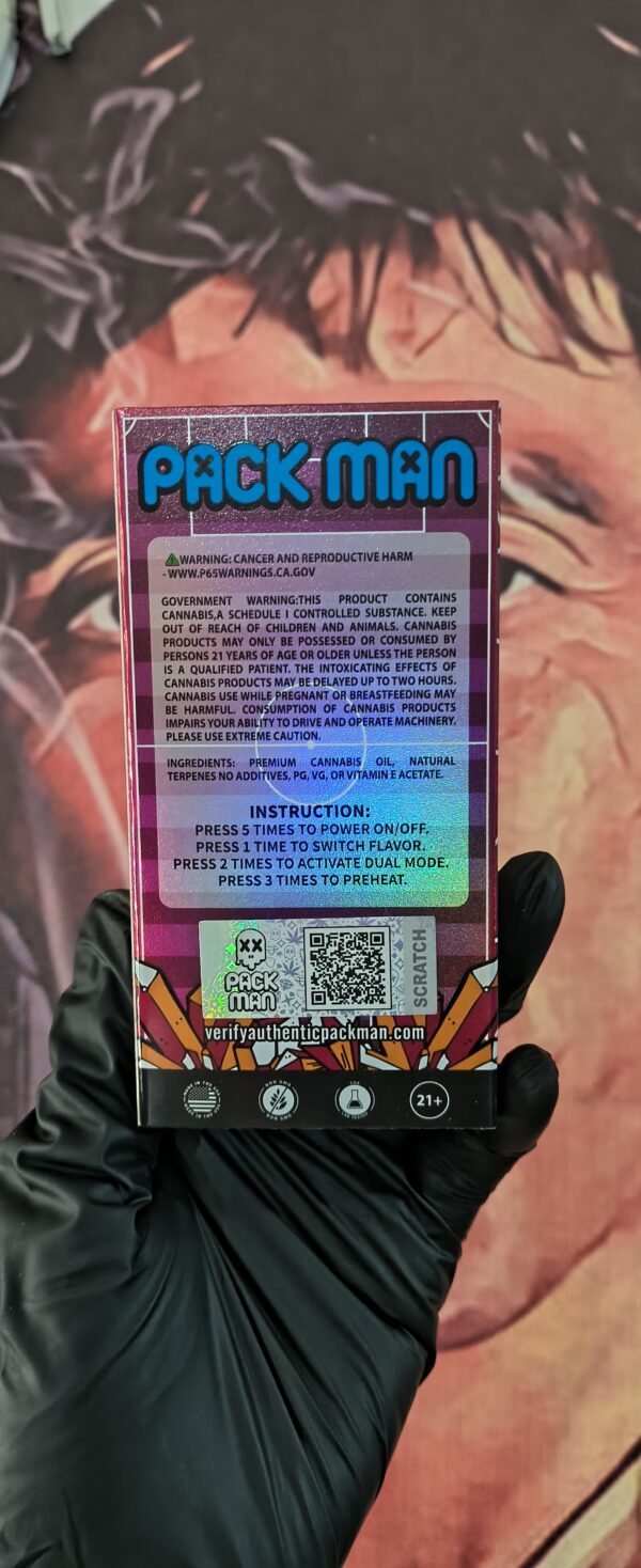 PACKMAN MUNDIALISTA BANANA TAFFY & APPLE JACKS (HYBRID & SATIVA) 2gr
