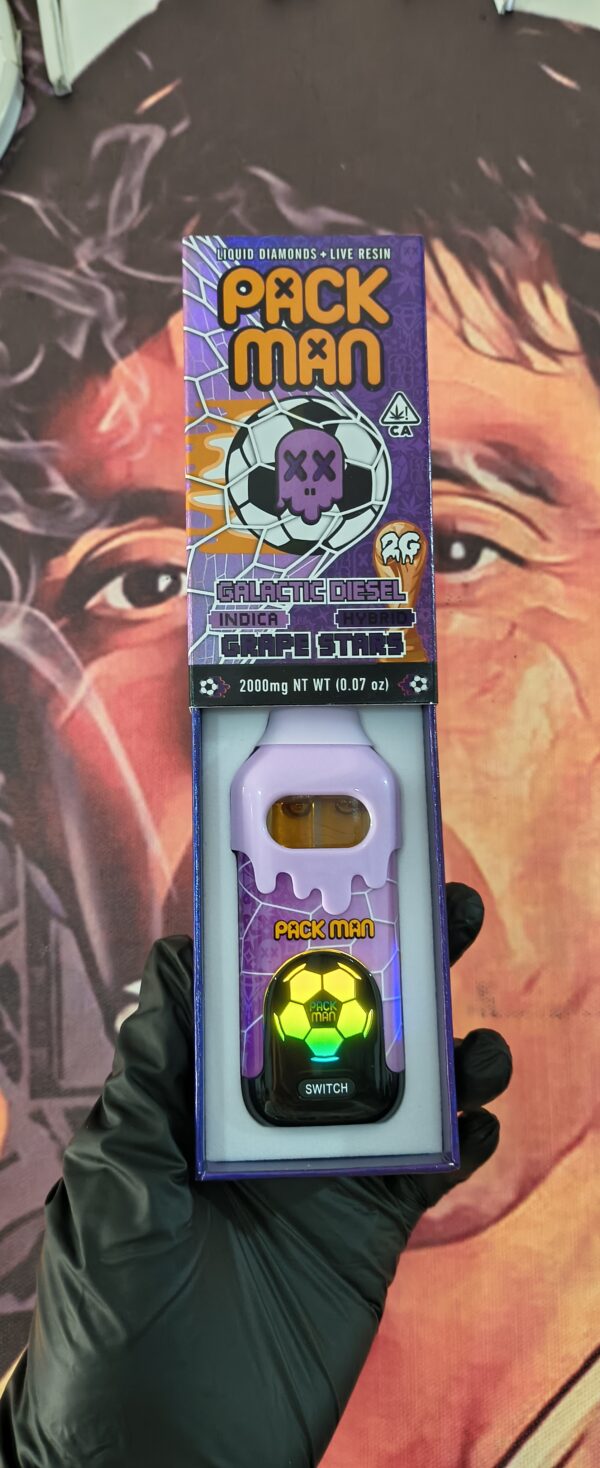 PACKMAN MUNDIALISTA GALACTIC DIESEL & GRAPE STARS (INDICA & HYBRID) 2gr