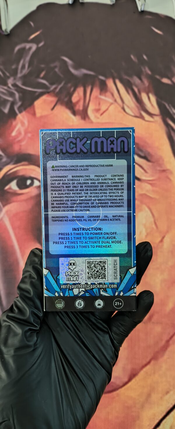 PACKMAN MUNDIALISTA JUICE MAN & BLUEBERRY COOKIES (SATIVA & INDICA) 2gr