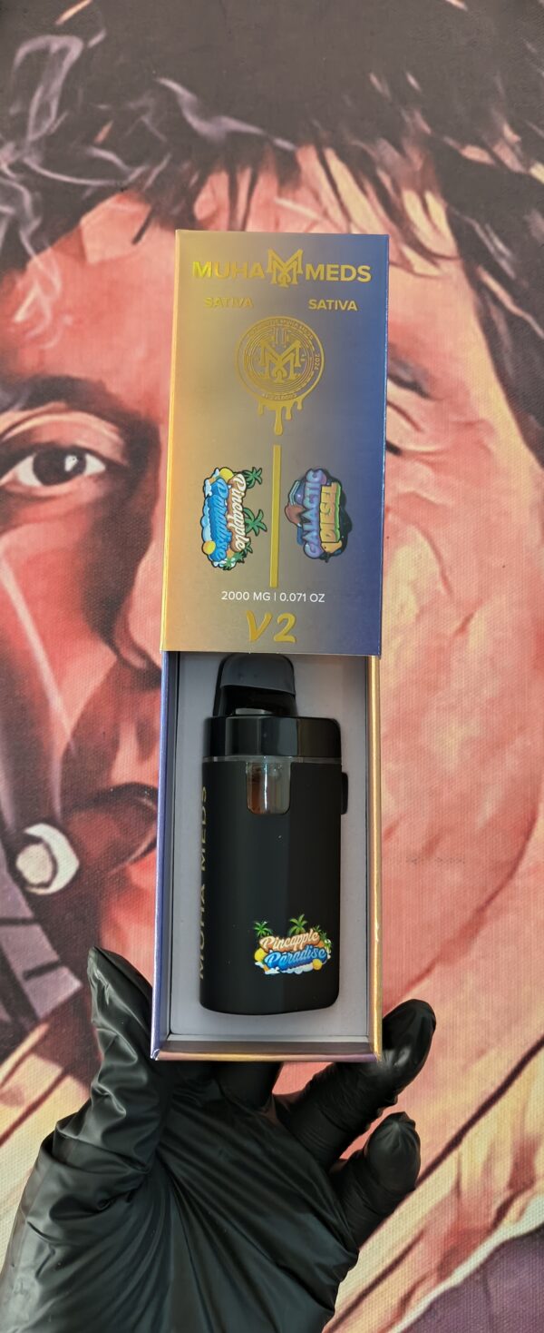 MUHA MEDS DUAL V2 PINEAPPLE PARADISE & GALACTIC DIESEL (SATIVA & SATIVA) 2gr