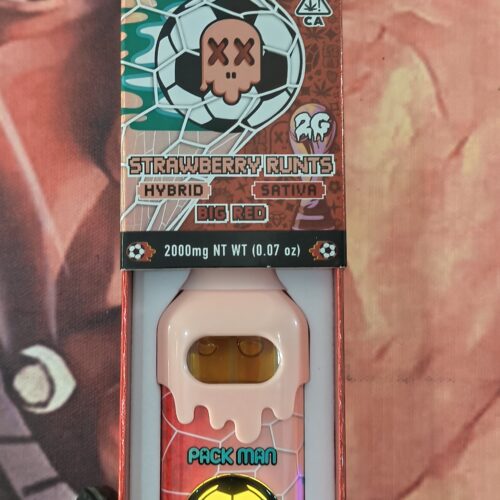 PACKMAN MUNDIALISTA STRAWBERRY RUNTS & BIG RED (HYBRID & SATIVA) 2gr