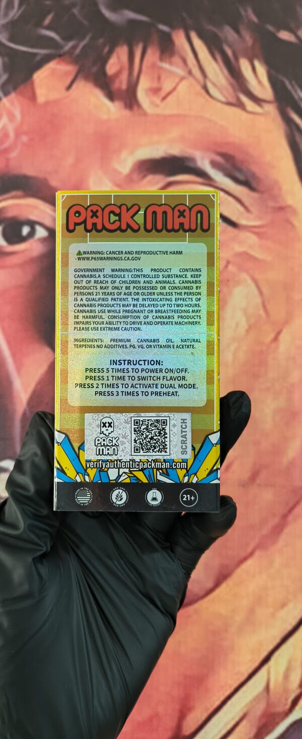 PACKMAN MUNDIALISTA TAHOE OG & PINEAPPLE EXPRESS (INDICA & SATIVA) 2gr
