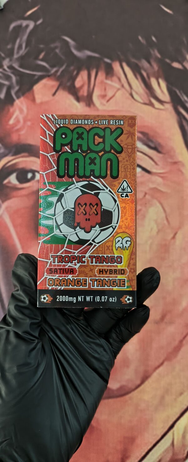 PACKMAN MUNDIALISTA TROPIC TANGO & ORANGE TANGIE (SATIVA & HYBRID) 2gr