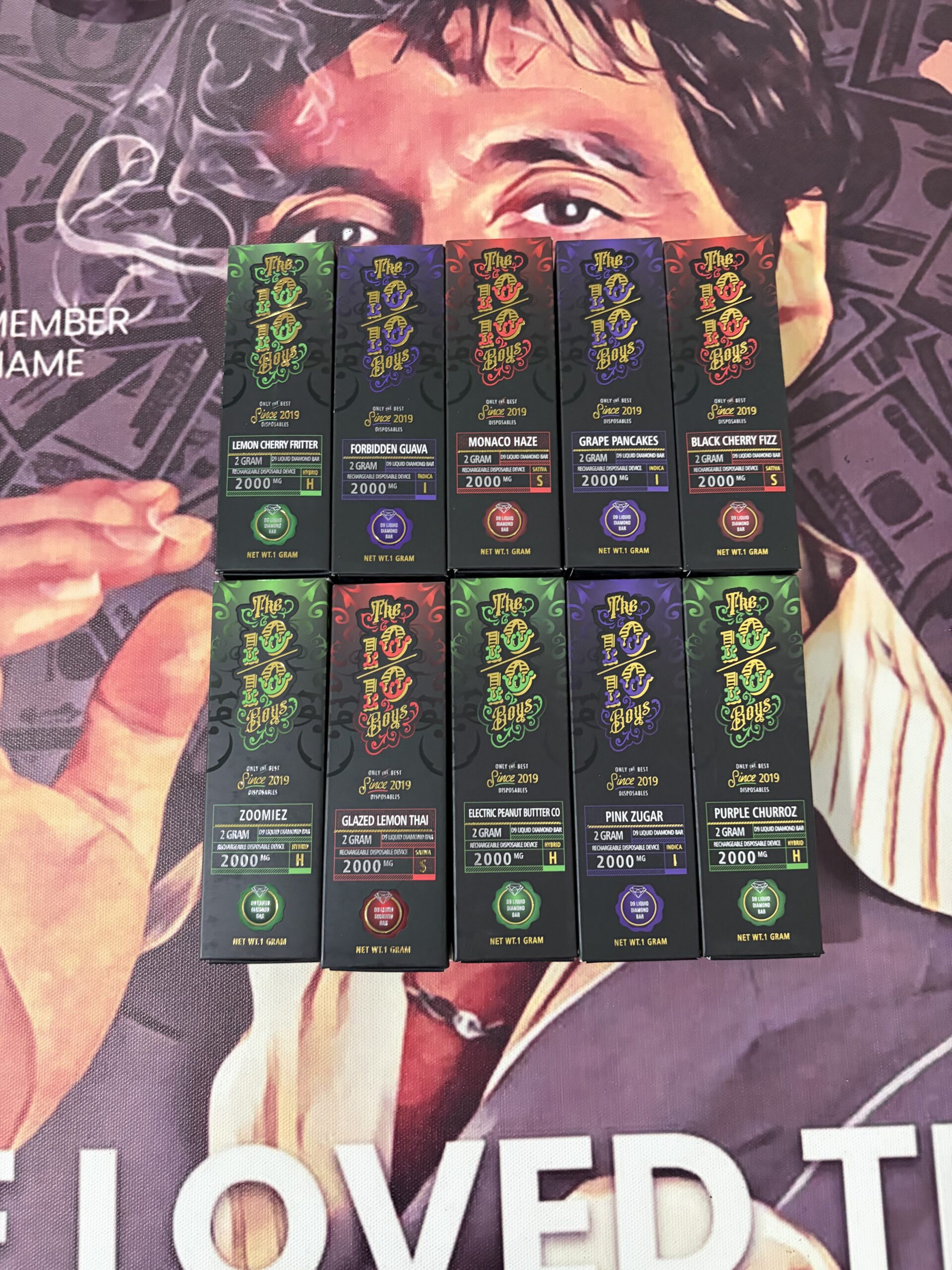 LOGO 10-10 BOYZ THE 10/10 BOYS BLACK CHERRY FIZZ (SATIVA) 2gr