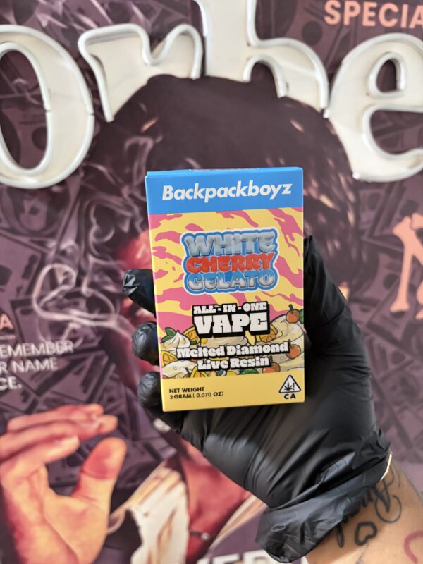 WHITE CHERRY GELATO 1 BACKPACKBOYZ WHITE CHERRY GELATO (HYBRID) 2gr