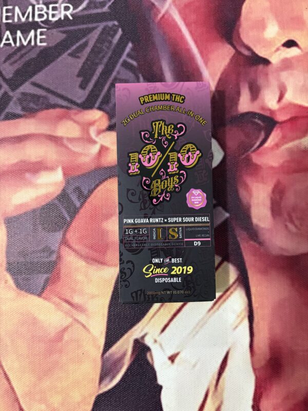 THE 10/10 BOYS DUAL PINK GUAVA RUNTZ & SUPER SOUR DIESEL (INDICA & SATIVA) 2gr